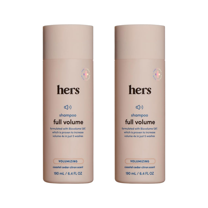 HIMS & HERS front packaging showing bottle and label for easy identification and confidence