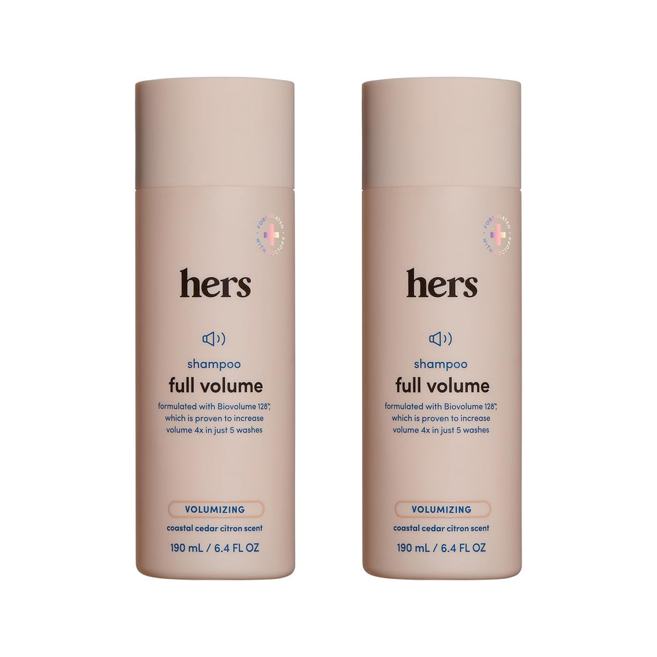 HIMS & HERS front packaging showing bottle and label for easy identification and confidence