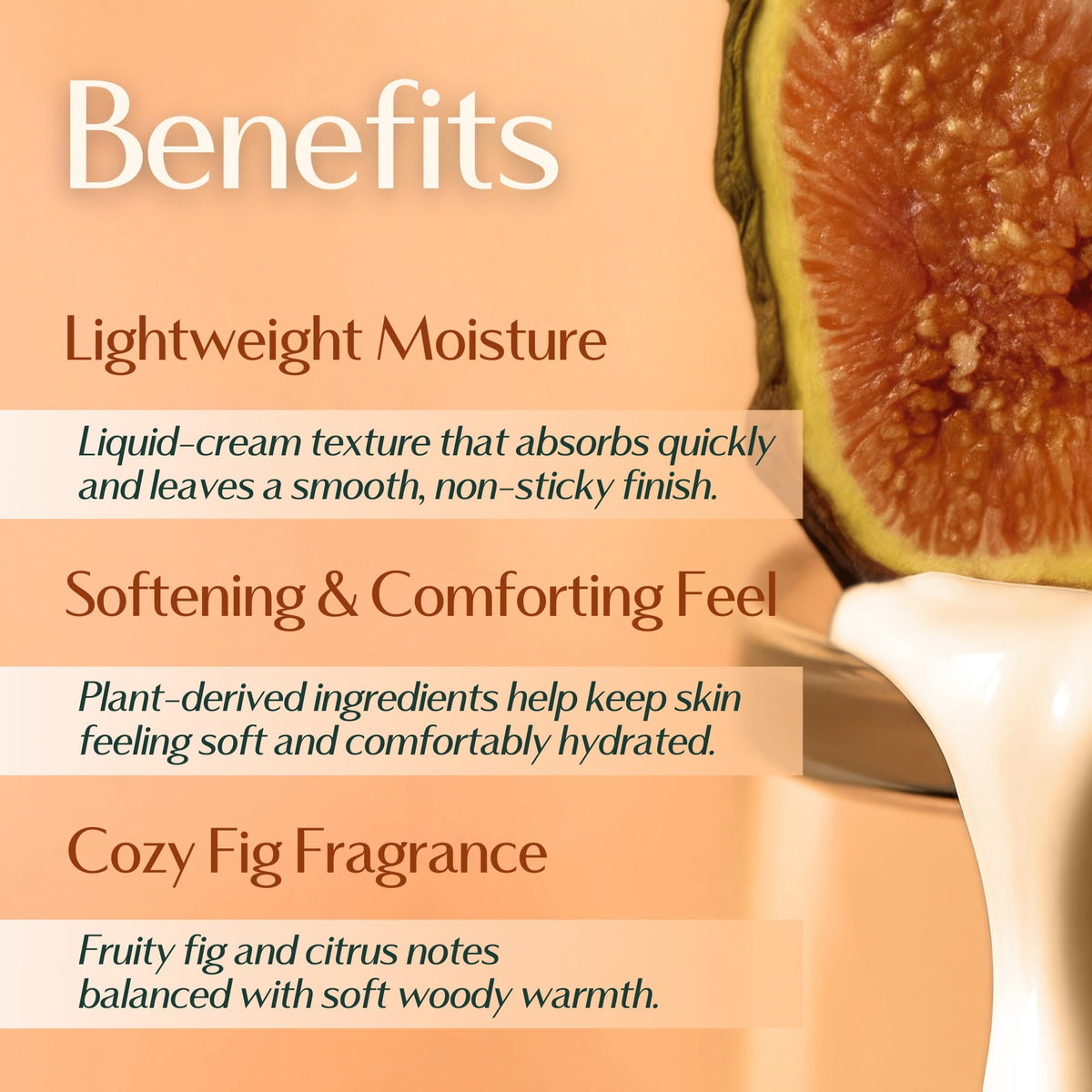 Hersteller lotion texture on hand demonstrating fast absorption benefit