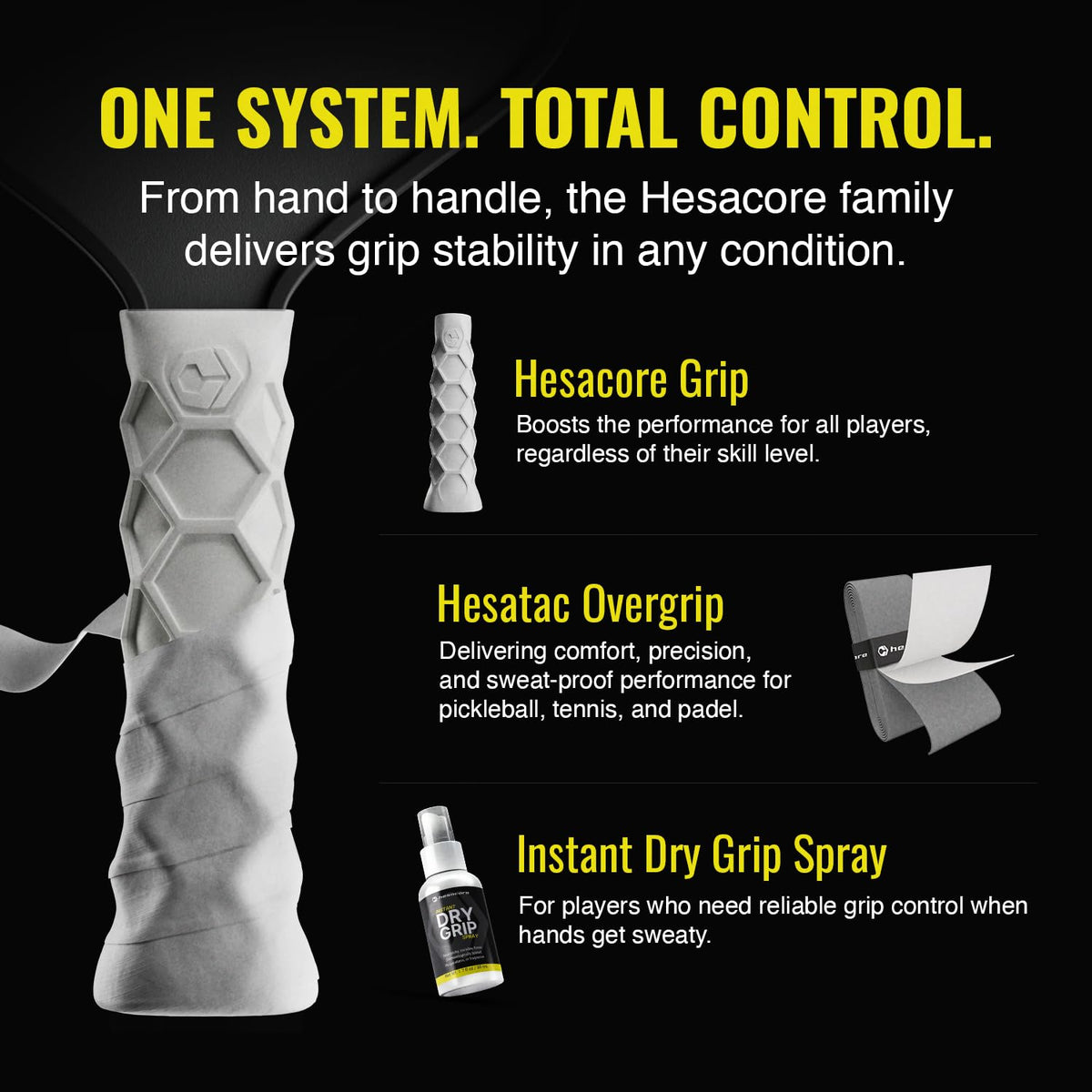 Hesacore bottle held in hand for size comparison and portable convenience