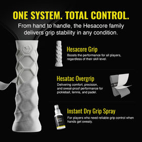 Hesacore bottle held in hand for size comparison and portable convenience