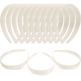 HESTYA front packaging showing 40 white headbands, convenient bulk supply