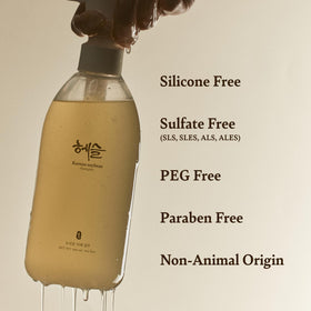 Hesul in use scalp massage demonstrating soothing circulation benefit