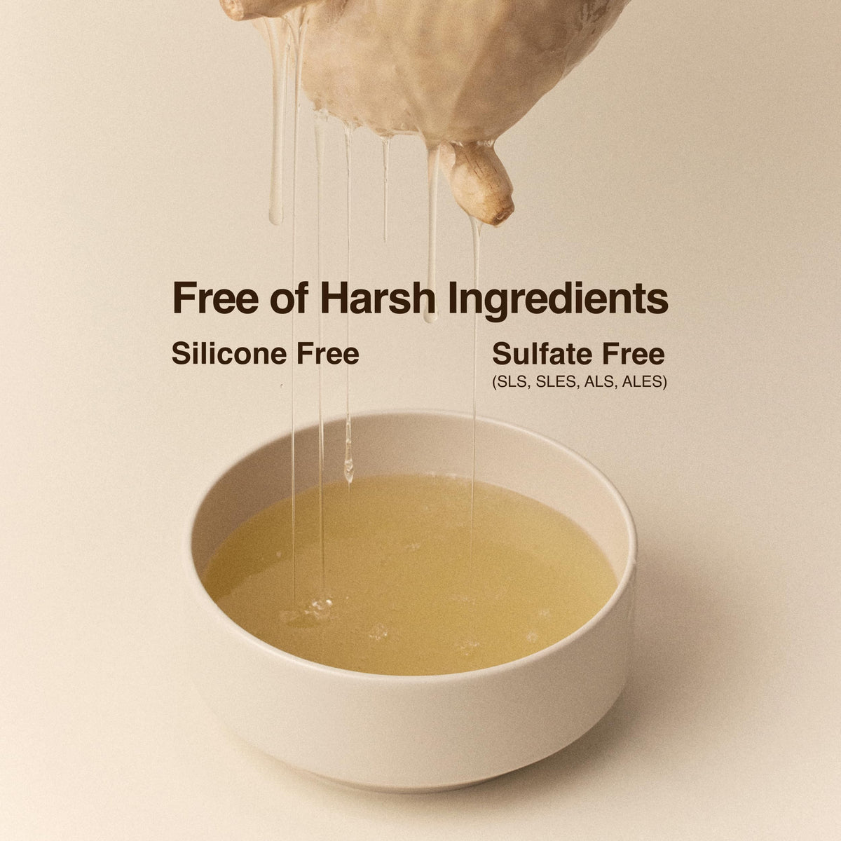 Hesul non-greasy absorption demo showing lightweight daily use
