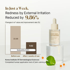 HEVEBLUE ampoule on bathroom shelf with plants portraying everyday calming routine benefit