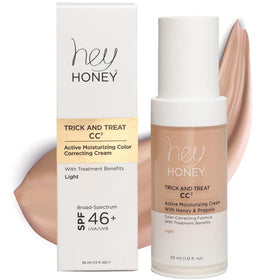 Hey Honey front packaging showing light tone and compact bottle for easy use