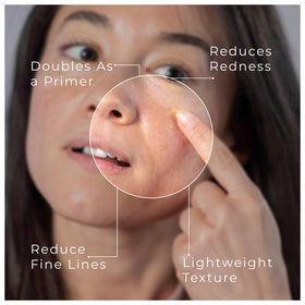 Hey Honey applied on hand demonstrating quick absorption and instant skin smoothing