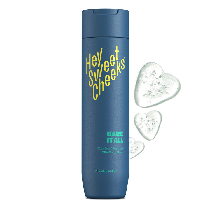 HEY SWEET CHEEKS front packaging showing clear product benefit