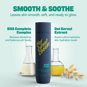 HEY SWEET CHEEKS in-shower lifestyle rinsing away impurities
