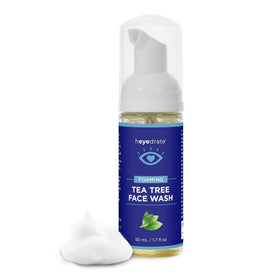 Heyedrate bottle front packaging showing branding and size benefit