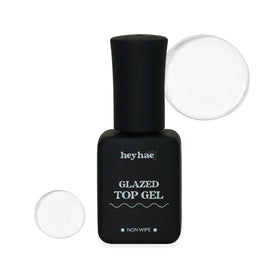 heyhae front packaging showing bottle and label with sleek finish benefit