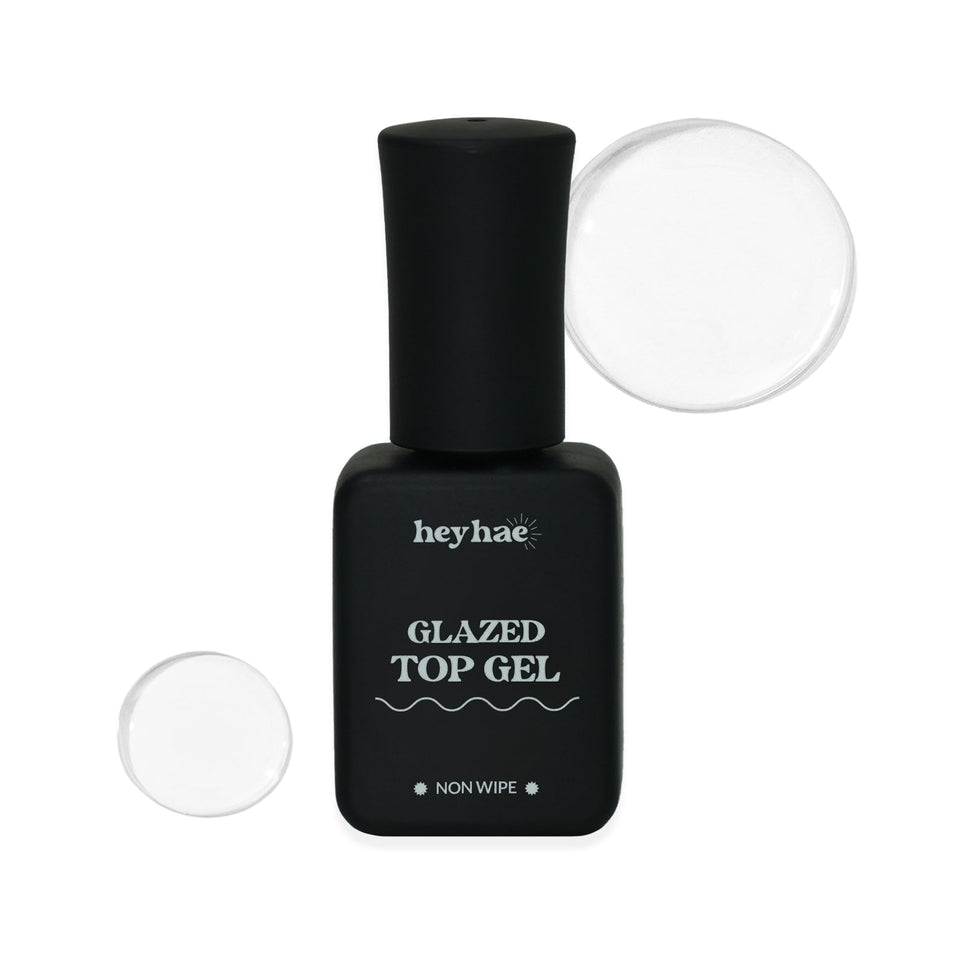 heyhae front packaging showing bottle and label with sleek finish benefit