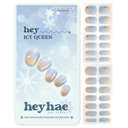 heyhae front packaging showing Hey, Icy Queen design and kit benefits
