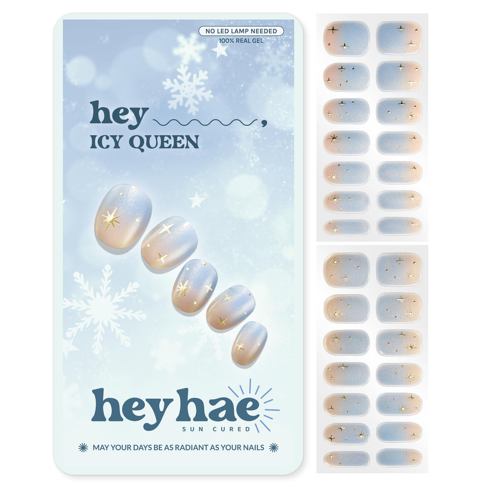 heyhae front packaging showing Hey, Icy Queen design and kit benefits