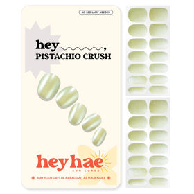heyhae front packaging showing kit and pistachio shade for easy identification and convenience
