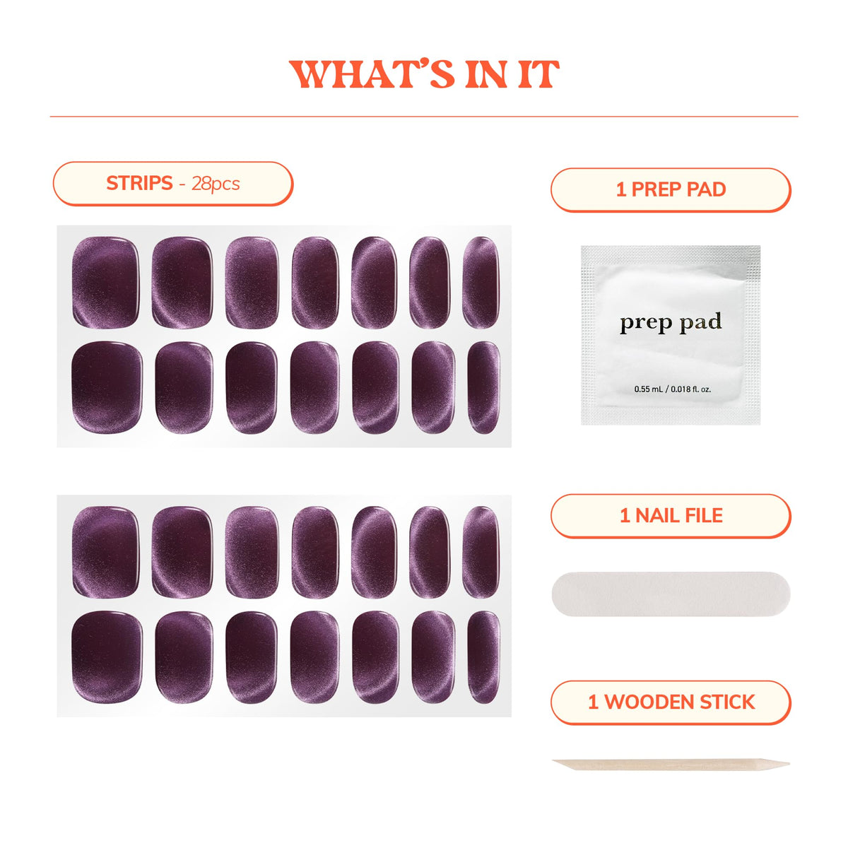 heyhae strip being applied to a fingernail showing easy peel-and-stick benefit: precise placement