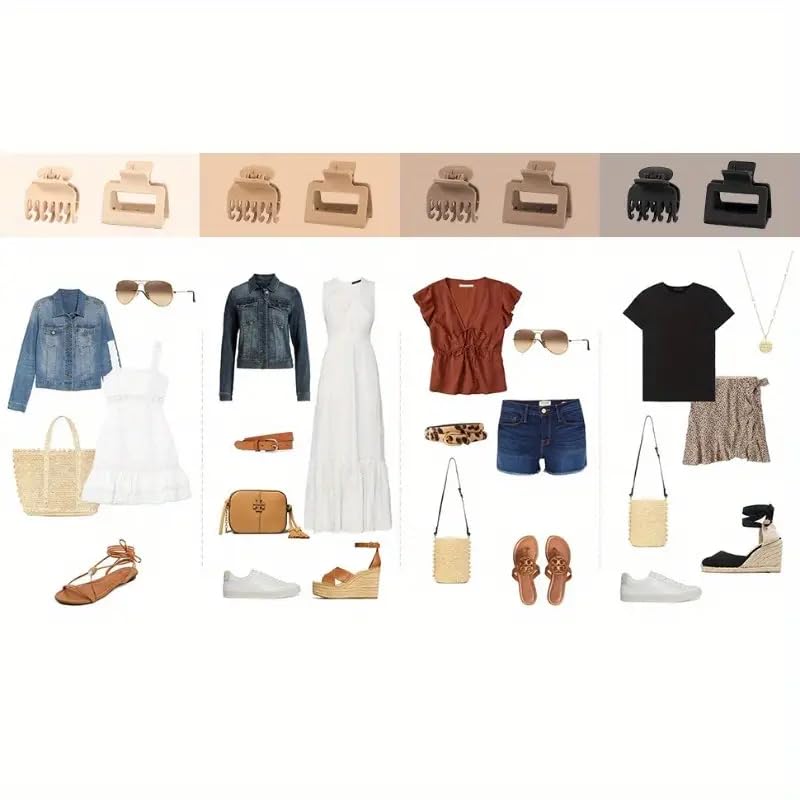 HFLYJPYW lifestyle image of a woman wearing a clip for effortless styling