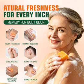 Opened decorative box with Hgkvnul soap bar showing travel-ready protection