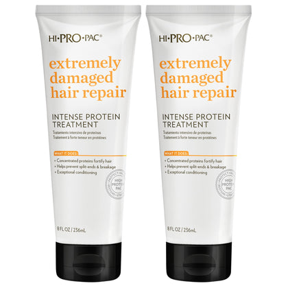 Hi-Pro-Pac front packaging showing two 8 fl oz tubs and clear labeling for repair