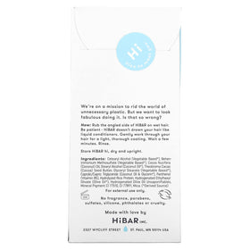 HIBAR conditioner bar texture close-up highlighting smooth, firm solid for easy application