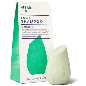 HIBAR maintain front packaging showing plastic-free bar and benefits