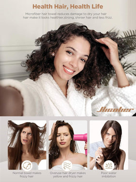 Hicober close-up microfiber texture highlighting fast water absorption benefit