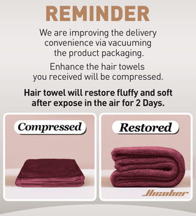 Hicober turban packed in travel bag showing compact convenience benefit