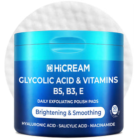 Hicream front packaging showing 50 pads and key benefits