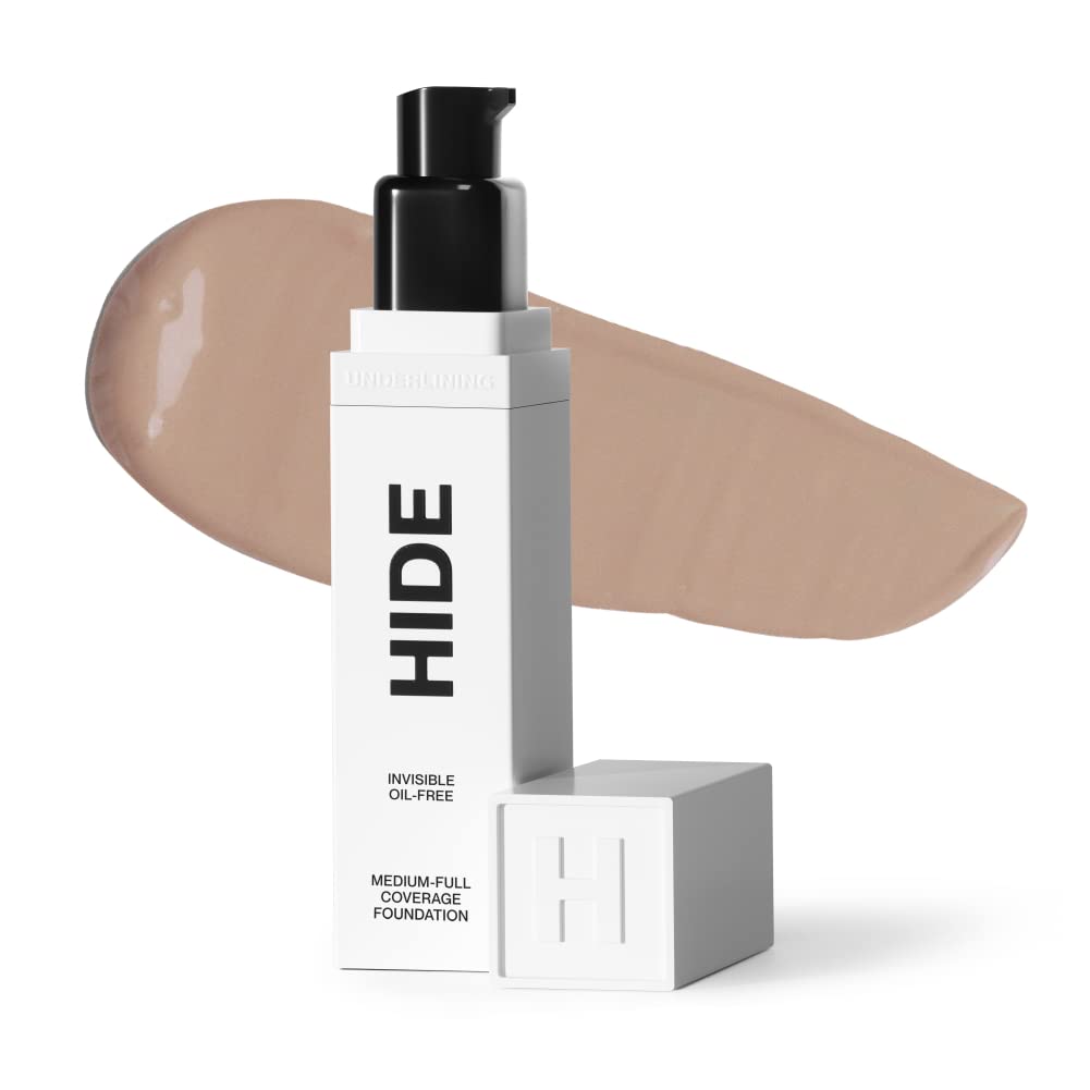 Hide bottle front packaging showing label and 1 fl oz size for clear product ID