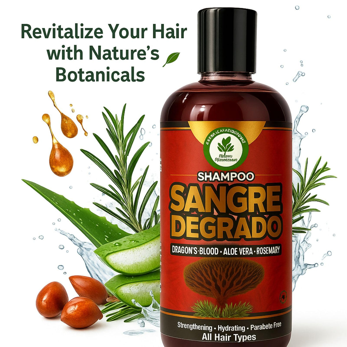 HIGH SUPREME shampoo in shower scene showing ease of use and daily routine benefit