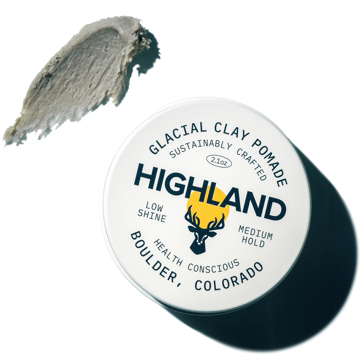 Highland front packaging showing product and award badge benefit of credibility