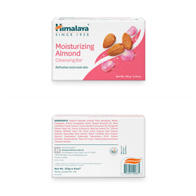 Himalaya almond bar close-up texture highlighting creamy moisturizing lather