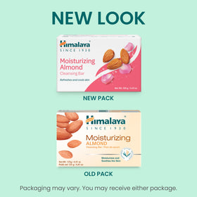 Himalaya almond bar with almonds honey and milk showing natural ingredients