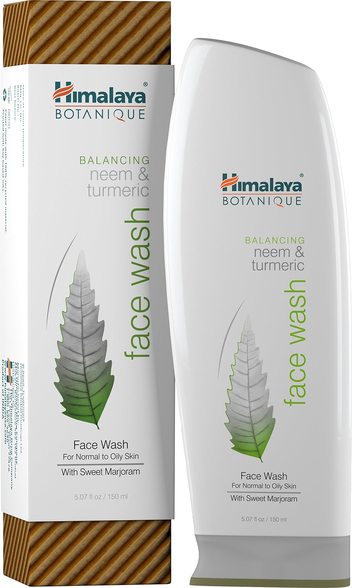 Himalaya Botanique label close-up highlighting clean ingredients list