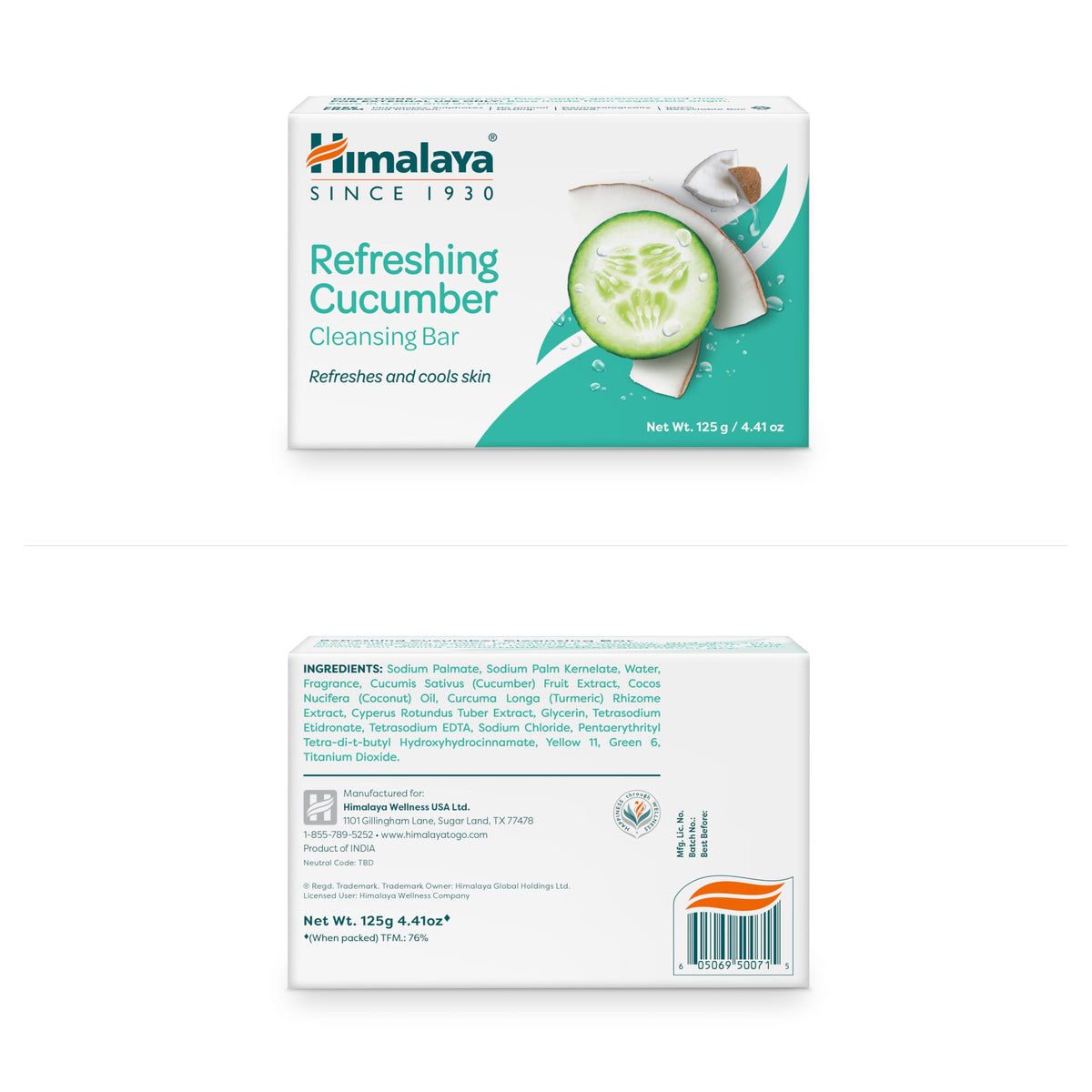 Himalaya close-up of soap texture highlighting creamy lather and moisturizing feel