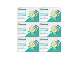 Himalaya front packaging of cucumber cleansing bar showing clean branding and benefits