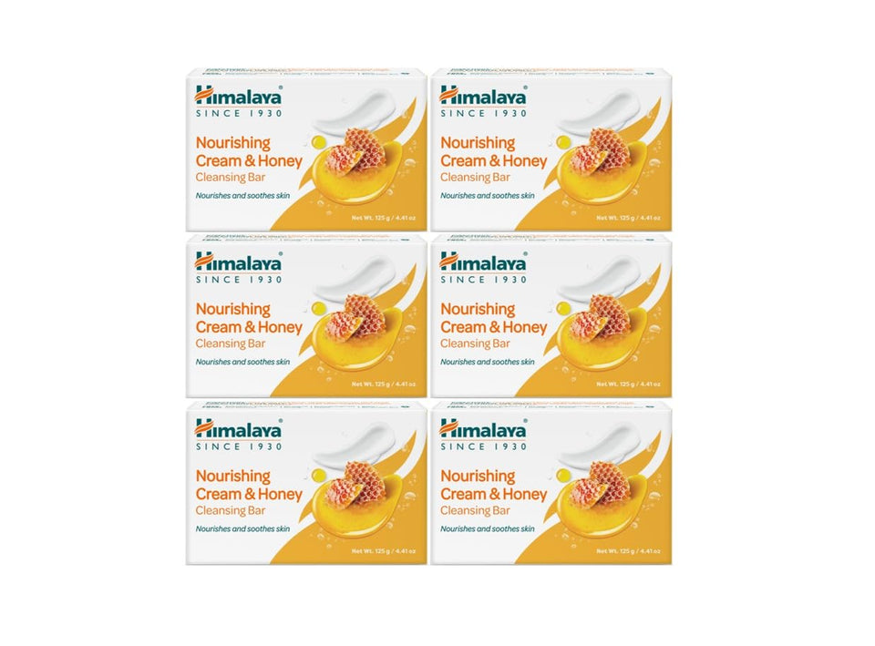 Himalaya front packaging showing milk and honey benefits for soft skin