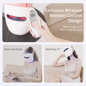 HIME SAMA mask on bathroom counter in lifestyle setting encouraging spa-at-home benefit