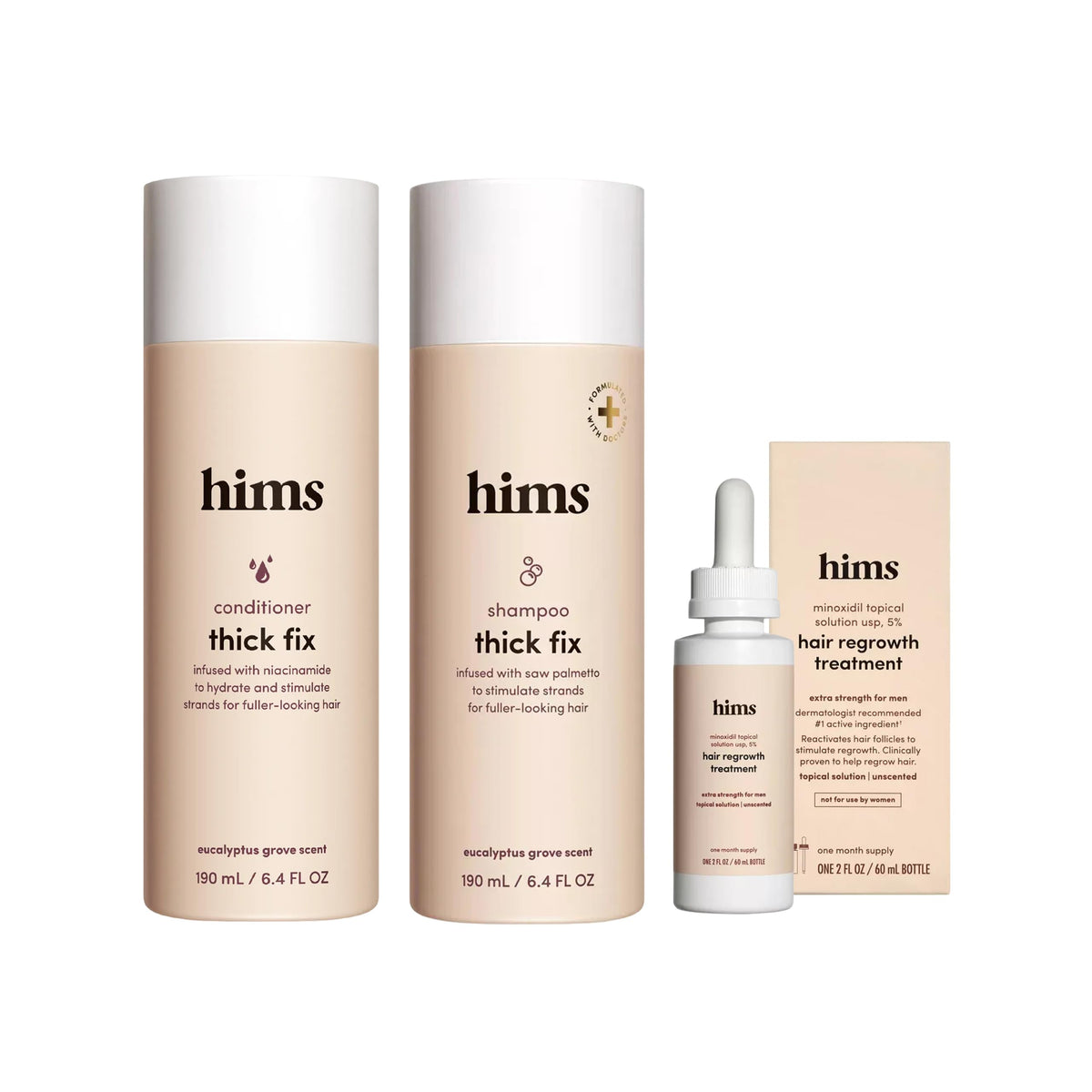 hims front packaging showing full set and easy identification