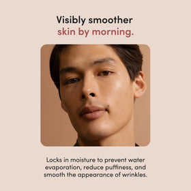 hims hyaluronic acid and shea butter ingredients display showing moisturizing benefits