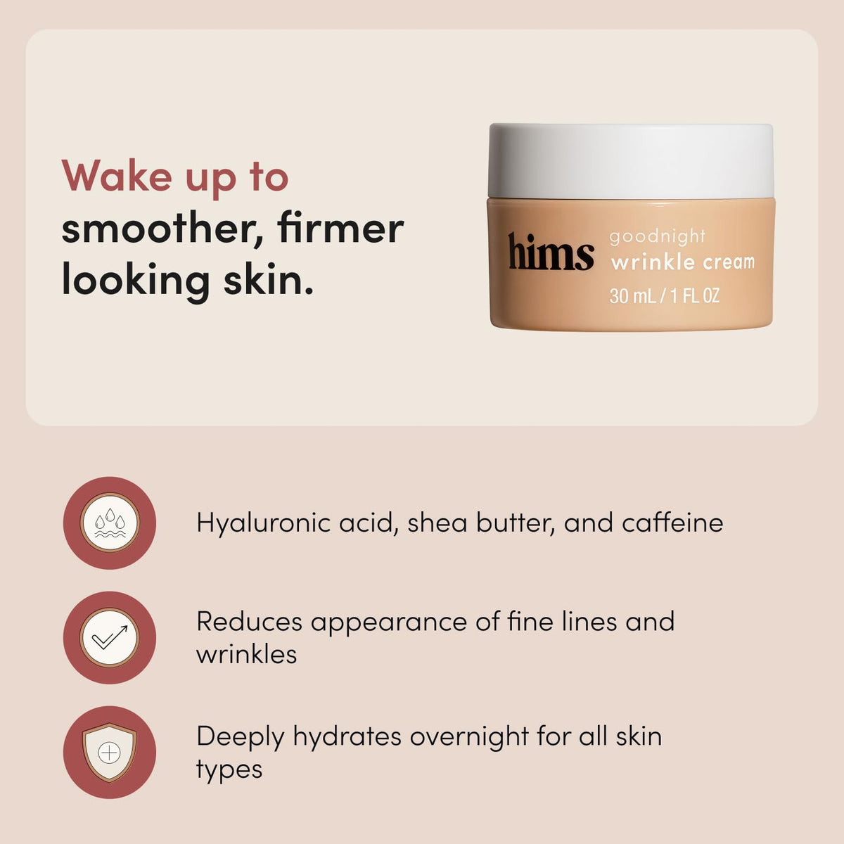 hims open jar texture close-up highlighting creamy hydrating consistency