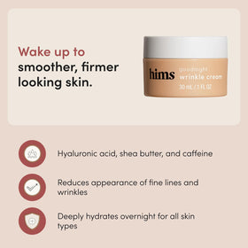 hims open jar texture close-up highlighting creamy hydrating consistency