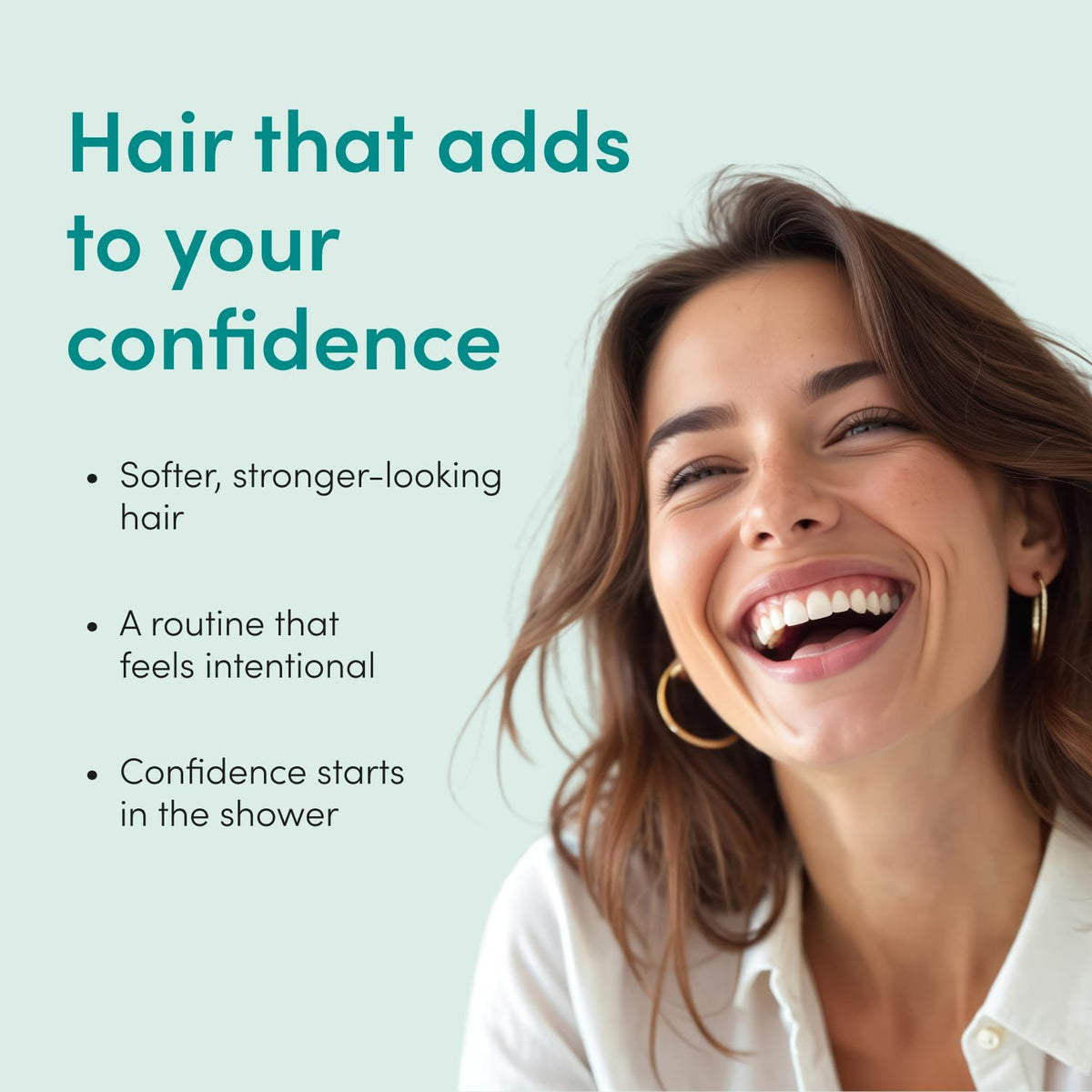 HIMS & HERS ingredients flatlay highlighting key components for stronger hair