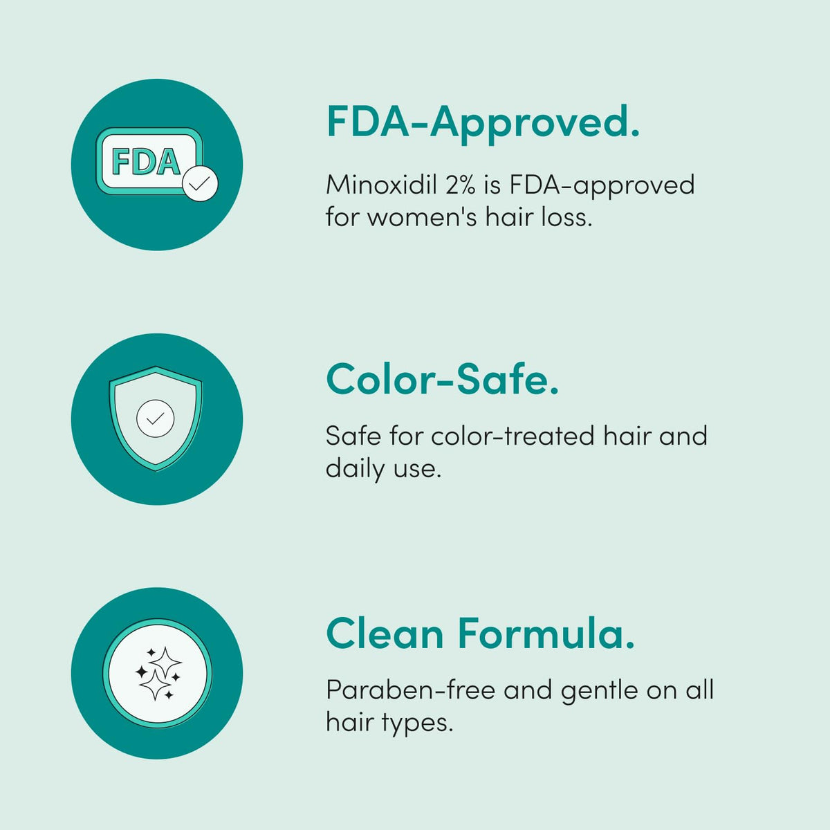 HIMS & HERS product label close-up highlighting biotin and natural oils