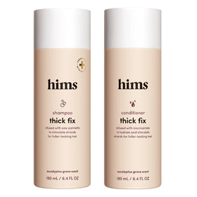 hims bottle front packaging showing set and eucalyptus scent benefit