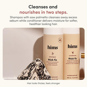 hims shampoo texture closeup demonstrating gentle cleansing benefit