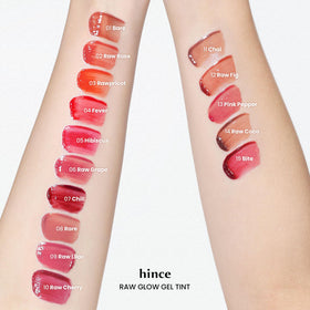 hince packaging label closeup highlighting shade name and vegan formulation for informed choice