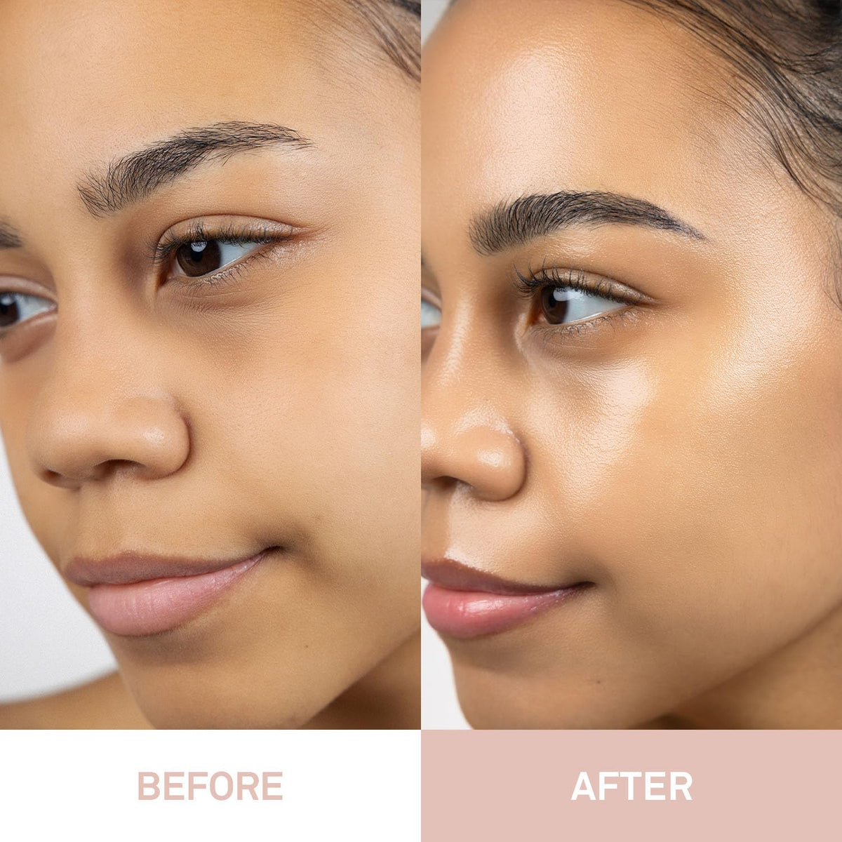 HINCE balm applied to lips for glossy, hydrated sheen and subtle tint
