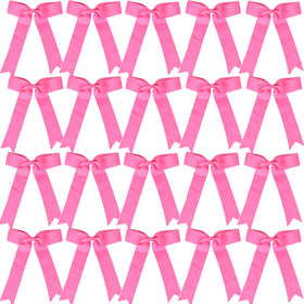 Hipcheer front view of 20 hot-pink bows showing team-ready set and vibrant color