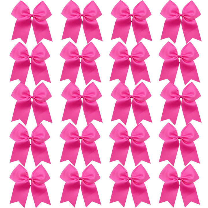 Hipcheer front packaging showing 20 pink cheer bows and team-ready look